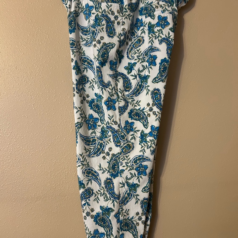 Floral Paisley Print Pants